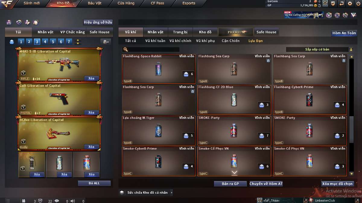 shop acc cf uy tin gia re